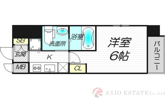 エスリード新大阪NORTHの間取り