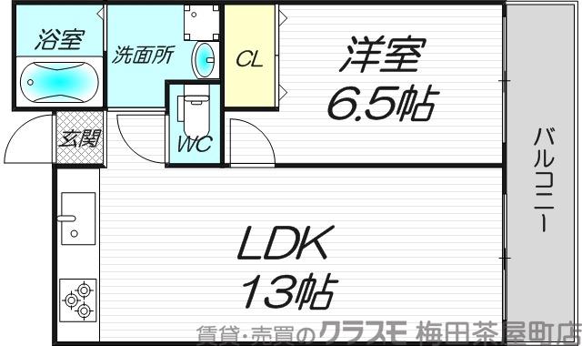 JMRレジデンス新大阪の間取り