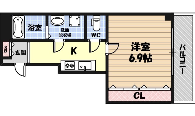 スペランツァ関目の間取り