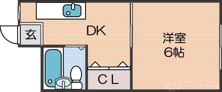 アパートメント住吉Ⅱの間取り