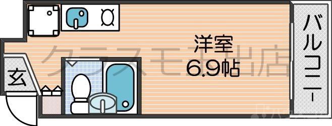 レジデンス岸里の間取り