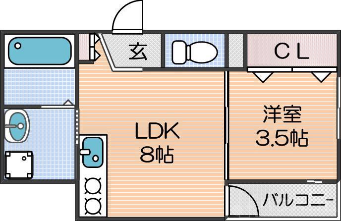アーバンコハマの間取り
