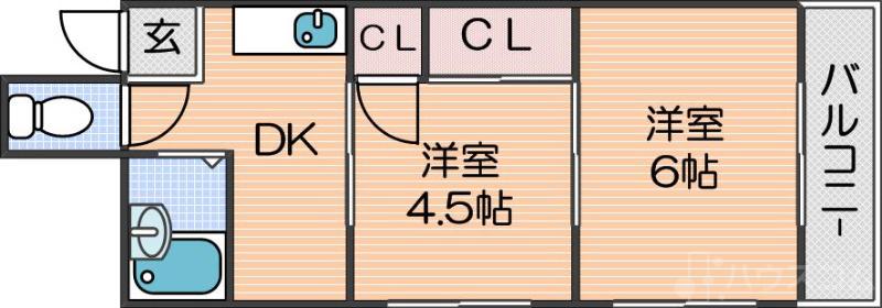 ニコーホワイトハイツの間取り