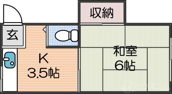 ハイツ葵の間取り