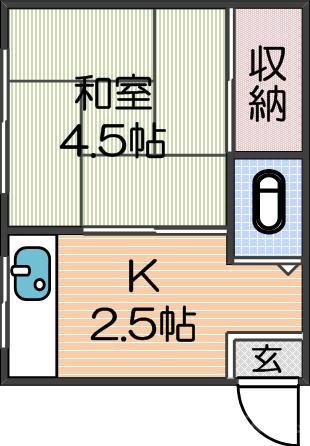 ハイツ葵の間取り