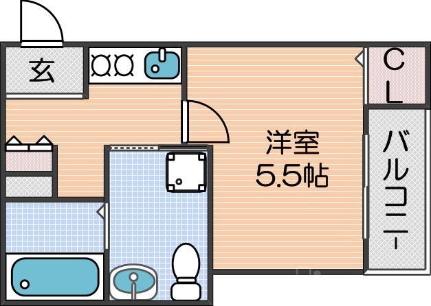 クラスティーネ住吉大社の間取り