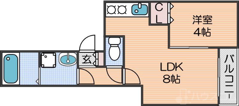 アッシュメゾン住吉Ⅱの間取り