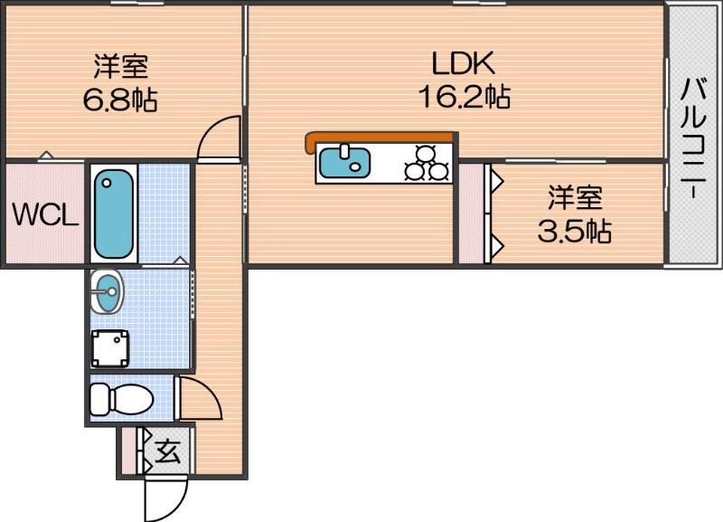 クラシスト墨江の間取り