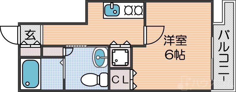 ラシーヌ住吉大社の間取り