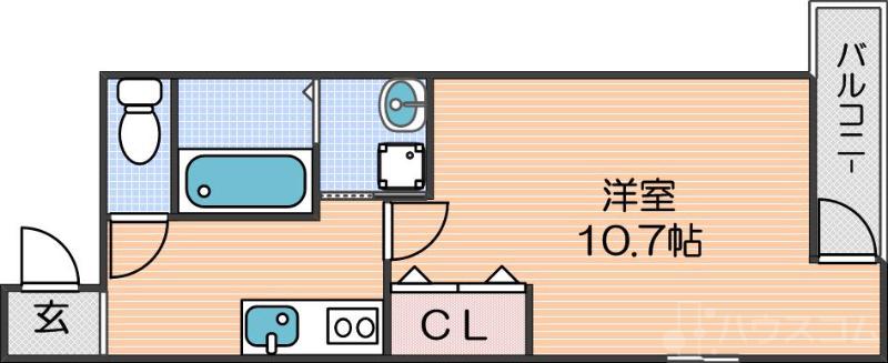 フジパレス住吉長居Ⅰ番館の間取り