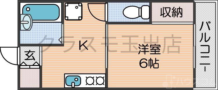 美里マンションの間取り