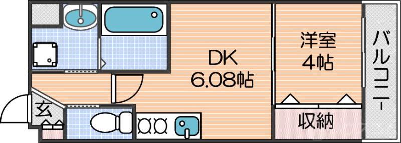テラ山之内Ⅱの間取り