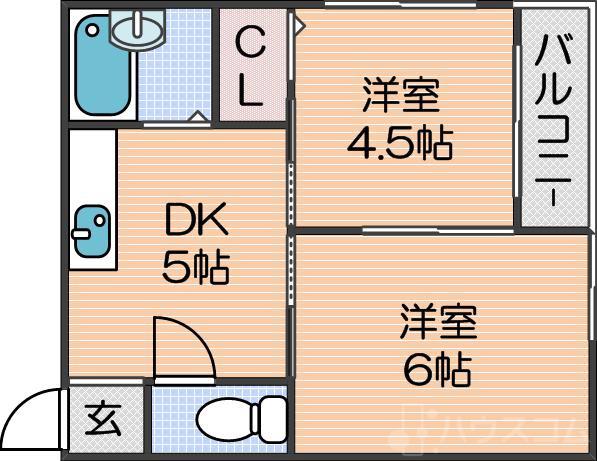 メゾンフローラの間取り