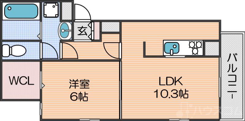 ラフィネおりおのの間取り