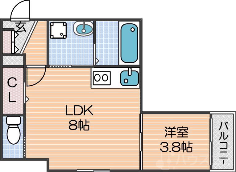 エルグランド住之江の間取り