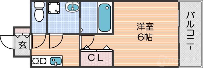 クレアグレイス岸里の間取り