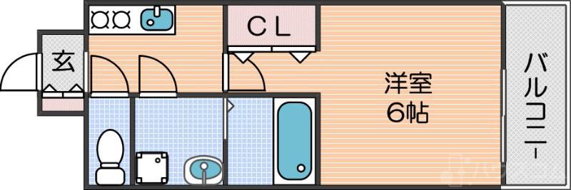 クレアグレイス岸里の間取り