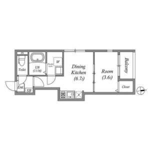 レーベンハイム西加賀谷の間取り