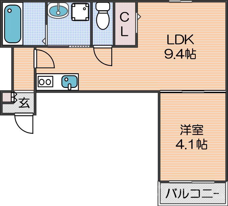 AIA難波南の間取り