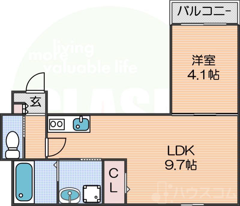 AIA難波南の間取り