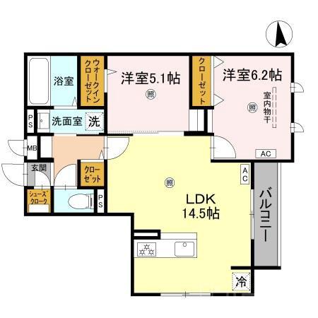 メゾンドセリジエの間取り