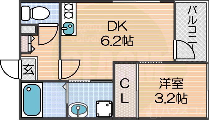 ハーモニーテラス住吉Ⅱの間取り