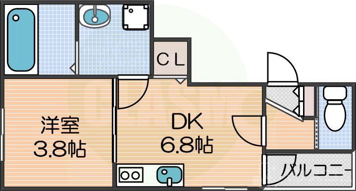 ルフレ住吉大社の間取り