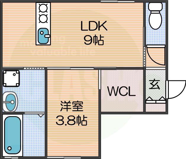 Hestia清水丘の間取り