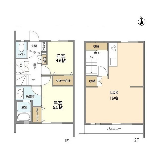 唐橋琵琶町の完工年月(1981年7月)築の賃貸一戸建ての間取り