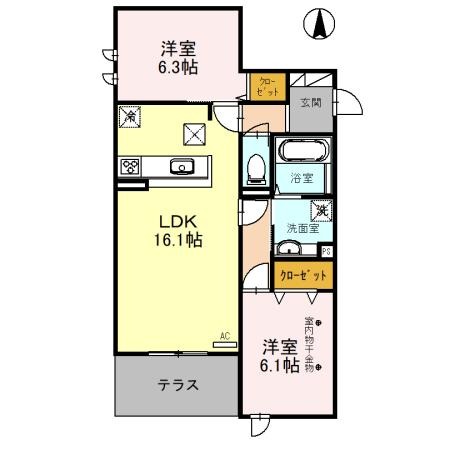 グラサ上穂積の間取り