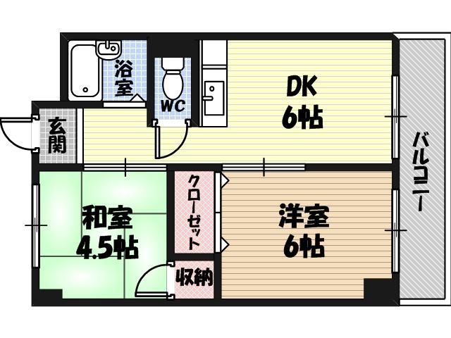 センチュリー鶴見の間取り