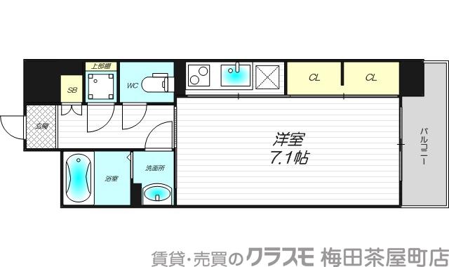 LUMINOUS新大阪の間取り