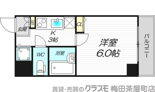 U-ro新大阪の間取り