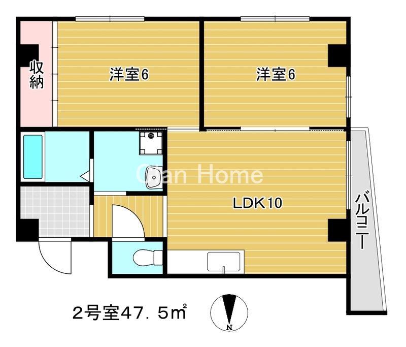 レナジア新深江の間取り