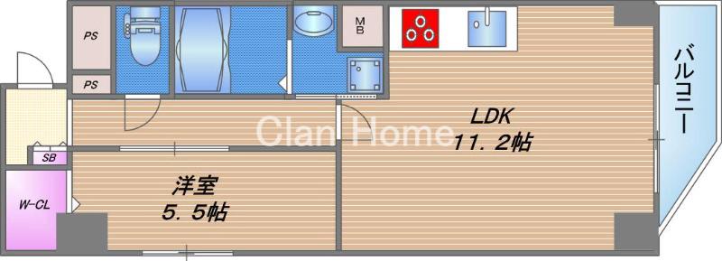 ラ・メゾンヴェール上町の間取り