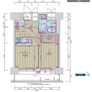 プレサンス九条グランデリーヴの間取り