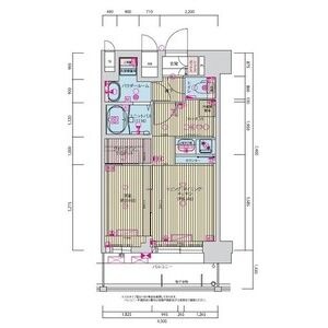 プレサンス九条グランデリーヴの間取り