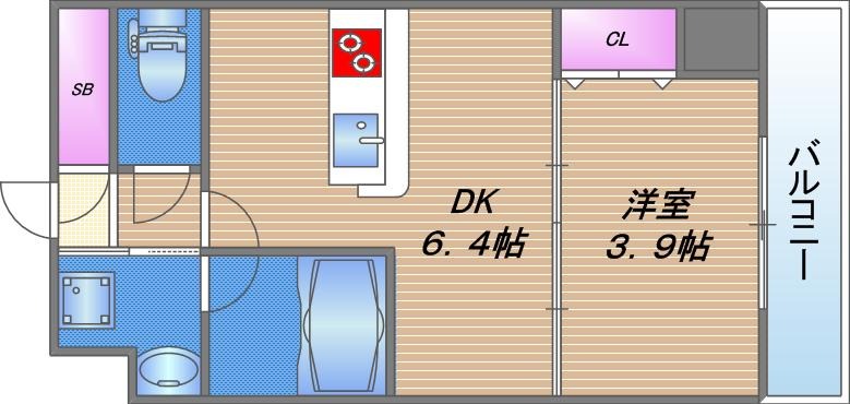 ヴィーナス今里の間取り