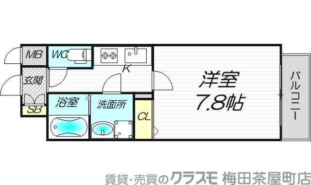 THE RESIDENCE Sの間取り