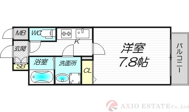 THE RESIDENCE Sの間取り