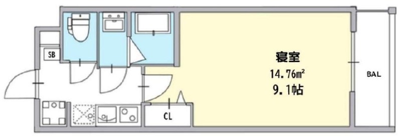 山ノ内宮脇町の完工年月(2026年3月)築の賃貸マンションの間取り