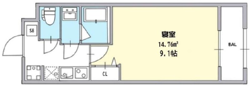 山ノ内宮脇町の完工年月(2026年3月)築の賃貸マンションの間取り