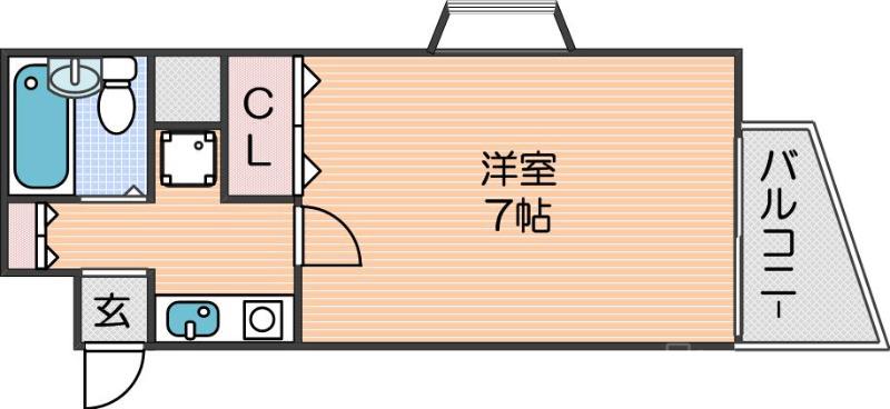 墨江の完工年月(1991年10月)築の賃貸マンションの間取り