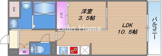 エグゼ今里の間取り