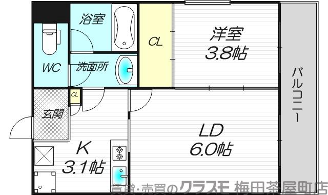 Felis塚本の間取り