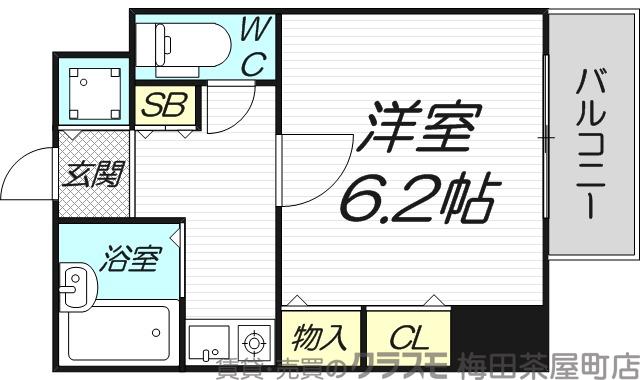 パラシオ塚本Ⅲの間取り