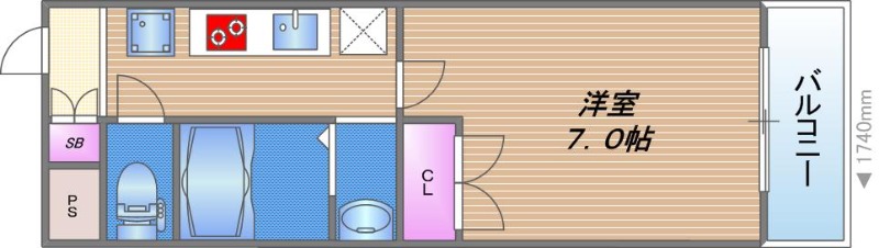 ヴィアルCity深江の間取り