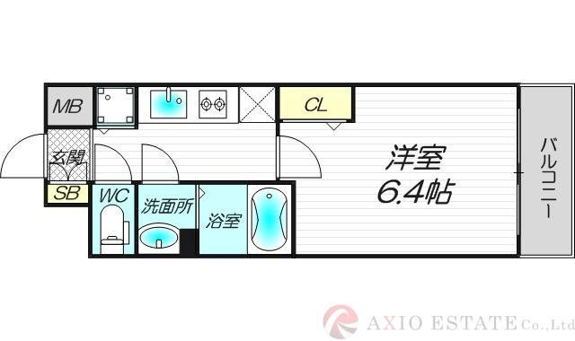グランカリテ塚本の間取り