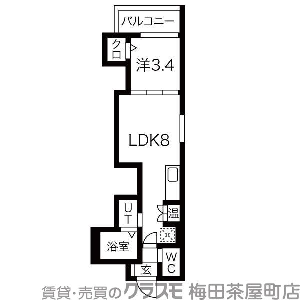 Buzz神崎川の間取り