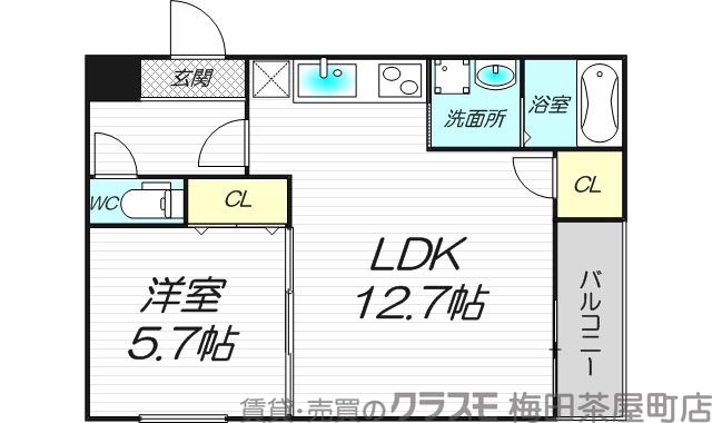 フジパレスK Ⅰ番館の間取り